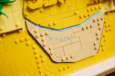 Set ndërtimi LEGO Art Vincent van Gogh Sunflowers 31215, dekor murale, shumëngjyrësh