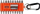 Сет битови Bahco 59S/22-1, 1/4", 22 парчиња, портокалов