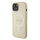 Këllëf telefoni Guess GUHMP15MPSAHMCB për iPhone 15 Plus 6.7", hardcase Saffiano, MagSafe, ngjyrë gold