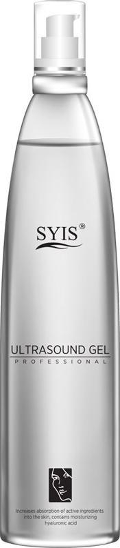 Xhel me ultratinguj Syis Ultrasound Gel, me acid hialuronik, 500ml, transparent