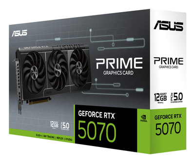 Kartelë grafike ASUS Prime -RTX5070-12G NVIDIA GeForce RTX 5070 12 GB GDDR7