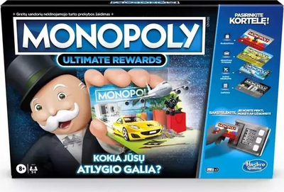 Lojë bordi Hasbro Monopoly Ultimate Rewards, elektronike, për kalamaj 8+