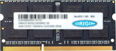 Memorie RAM Origin 4GB DDR3 SODIMM, 1600MHz, 1.35V, e zezë