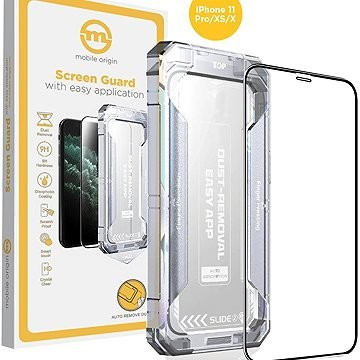 Mbrojtës ekrani Mobile Origin për iPhone 11 Pro, xham i temperuar 9H, transparent