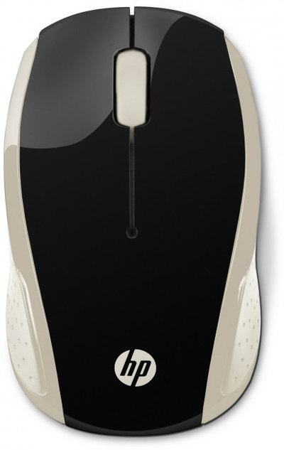 Maus HP 200, me kabllo USB të tipit A, 3 butona, i artë
