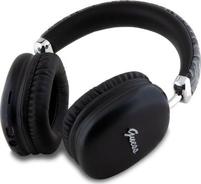 Kufje wireless Guess GCube GUBHK1GCTCSK, on-ear, me mikrofon, të zeza