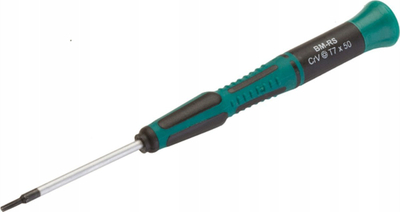 Tournevidë Torx Bachmann 917.040 T6, me dorezë të rehatsme, e zezë me jeshile