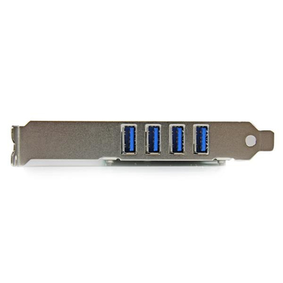 Kartë kontrolluesi StarTech PEXUSB3S4V, 4 porta USB 3.0 PCIe, i zi