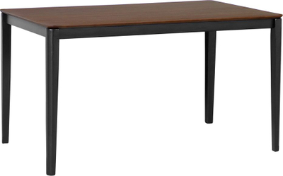 Tavolinë ngrënieje Beliani CEDAR, 135x80 cm, dru MDF, arr e errët