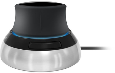 Глушец 3Dconnexion SpaceMouse, со кабел, USB, бело и црна