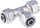 Tresh lidhës kompresioni Comap TurboSKIN 9468314 02, 16x2 mm, filetë M 1/2, argjendtë