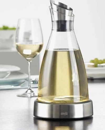 Termos Emsa Flow, 1L, çelik inox me xham, transparent