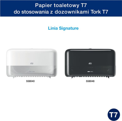 Letër higjienike Tork T7 pa bërthamë, madhësi e mesme, 2 shtresa, 900 fletë, e bardhë