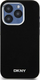 Mbështjellës telefoni DKNY Liquid Silicone Small Metal Logo MagSafe për iPhone 14 Pro, silikon, i zi