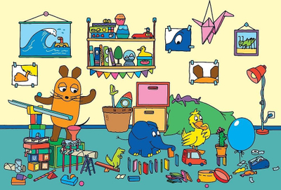 Puzzle fëmijësh Schmidt Die Maus, 3x48 pjesë, shumëngjyrësh