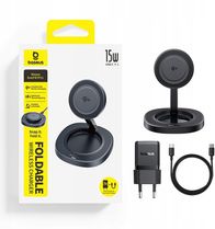 Karikues wireless magnetik Baseus EnerFill F1, Qi2, 15W, i zi