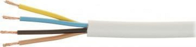 Kabllo elektrike WORKSHOP OWY-4X0.75, 4x0.75 mm², 100 m, e bardhë