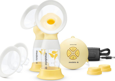 Pompë gjoksi Medela Swing Maxi Flex, e verdhë