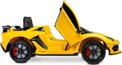 Електричен автомобил за деца Toyz Lamborghini Aventador SVJ, далечински управувач, ЛЕД светла, жолт