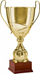 Kupë trofe Golden T-D 2057B, metal, 54.5cm, ngjyrë ari
