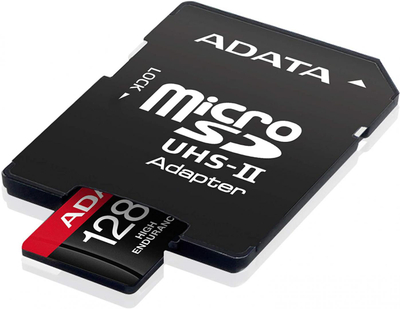 Kartë memorie ADATA High Endurance microSDXC, 128GB, Class 10 UHS I U3 A2 V30