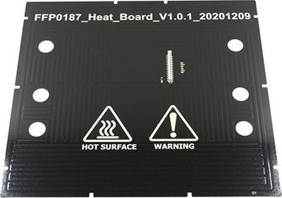 Pllakë ngrohëse pune Flashforge Adventurer 4, 230 x 215mm, për 3D printer, e zezë