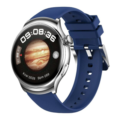 Ora inteligjente BlitzWolf BW-AT4, ekran 1.52" AMOLED, Bluetooth, blu