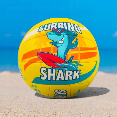 Топка играчка BRIMAREX Surfing Shark, 23cm, шарена