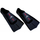 Перки за пливање Aquafeel Fins, силиконски, full foot, црни со црвено