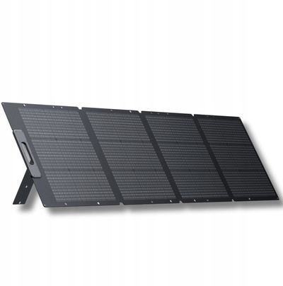 Panel diellor portativ Bluetti PV200, 200W, palosës, i zi