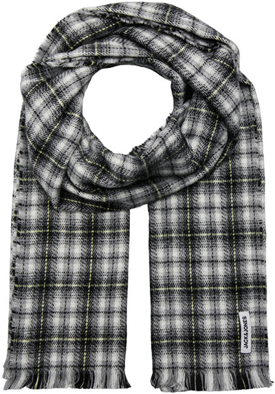 Set për meshkuj Jack&Jones, shall + kapele, i zi/bardhë