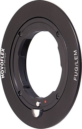 Adapter objektivi Novoflex Leica M në Fujifilm G Mount, fokus manual, metalik