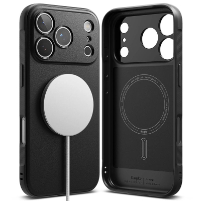 Mbrojtëse telefoni Ringke Onyx Magnetic, MagSafe, për iPhone 17 Pro, e zezë
