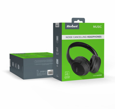 Слушалки Havit HV-H668BT ANC, Bluetooth 5.4, 80 часа батерија, црни