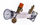 Група за сигурност инокс QIK GBI, 6 bar, брза врска 3/4", сива