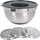 Set kuzhine Excellent Houseware Kitchen, tas inoksi 26 cm 4.5L, 3 rende, ngjyrë argjendtë