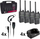 Radio dore Albrecht Tectalk Worker 3, set 4 copë, PMR446, rezistent ndaj ujit, i zi