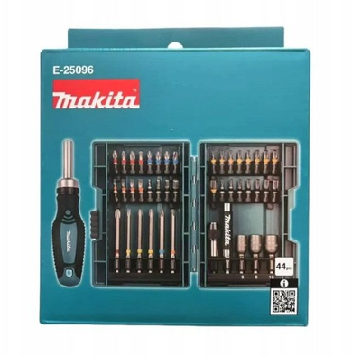 Set çelësa ratchet dhe kaçavida Makita E-25096, 44 pjesë, 1/4"