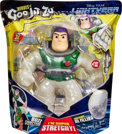 Figurë lodër Heroes of Goo Jit Zu Alpha Buzz Lightyear Supagoo, elastike squishy, shumëngjyrëshe
