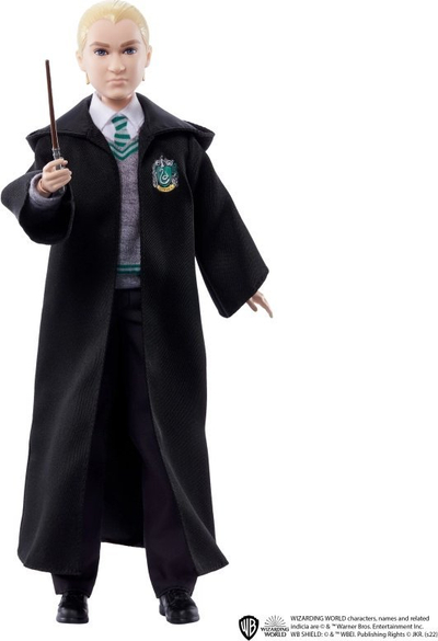 Kukull Harry Potter Draco Malfoy, Wizarding World, Slytherin, me mantel të zi