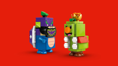 Set LEGO Super Mario Prince Florian and Castle Bowser, ndërtesë kështjelle, për fëmijë, shumëngjyrësh