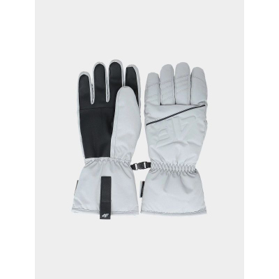 Ски ракавици за мажи 4F AFGLM149, Thinsulate, NeoDry, светло сива