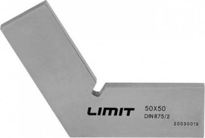 Këndmatës çeliku Limit Flat Square, 120°, 50x50 mm, i argjendtë