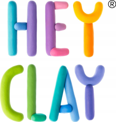 Set plasteline Tm Toys Hey Clay Exotic Animals, 15 kanaçe, 6 figura, shumëngjyrëshe