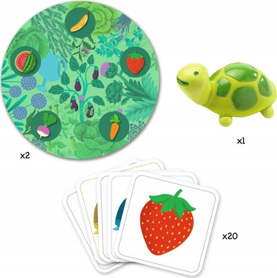 Lojë memorie Fat Brain Toys Little Memo Garden, për fëmijë 3 5 vjeç, shumëngjyrëshe