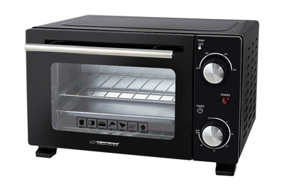 Mini furrë Esperanza EKO007N, 10 L, 800 W, e zezë