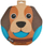 Диск за играње за кучиња Jetwag Dog Disc, 200mm, гума, повеќебоен