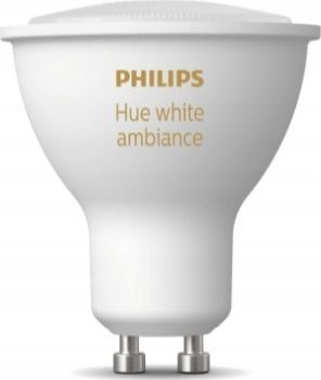 Llambë spot e zgjuar Philips Hue White Ambiance, GU10, 5W, 350 lm, e bardhë