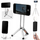 Tripod 3in1 Kf KF31.139S1, mbajtës magnetik MagSafe, për iPhone dhe telefona, ngjyrë argjendtë