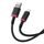 Kабел за полнење Baseus Dura Cable, 1m, 2.4A, црвено-црн